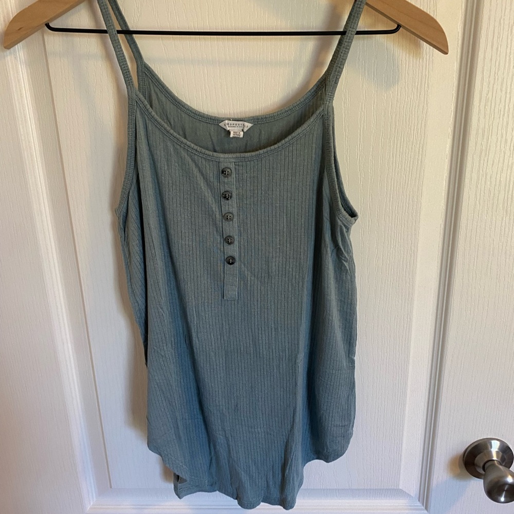 Aeropostale Women's Green Tank Top